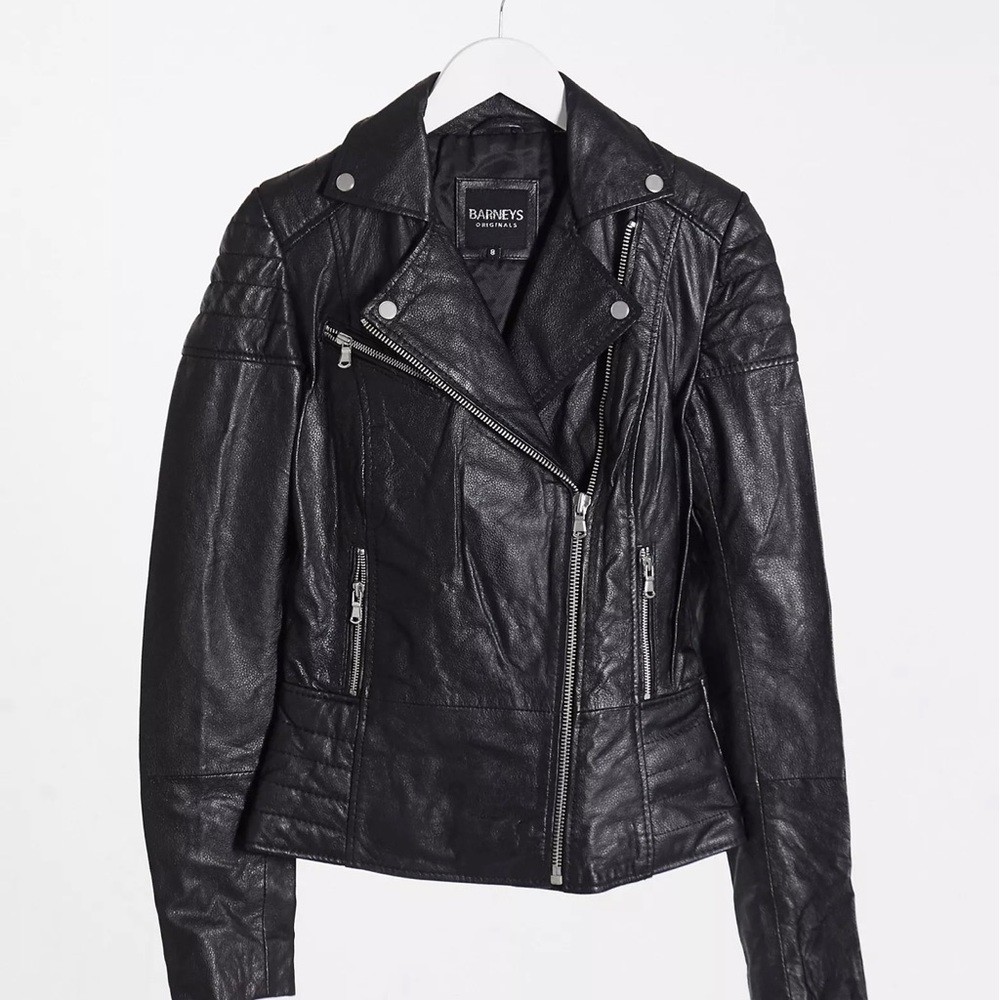 Barney’s Leather Jacket NWT